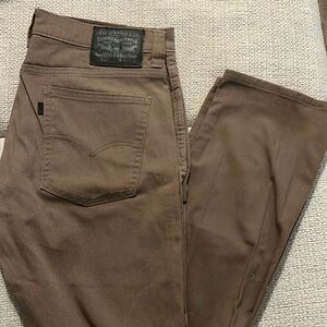 Levi's Men's 511 Slim Fit Jeans Brown denim 5-Pocket Pants Size 34x32